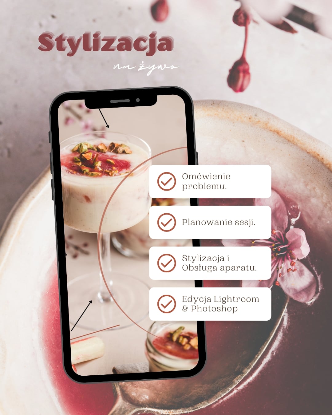 Fotografia kulinarna Twórz Mistrzowskie Kadry - Warsztat Online 1:1