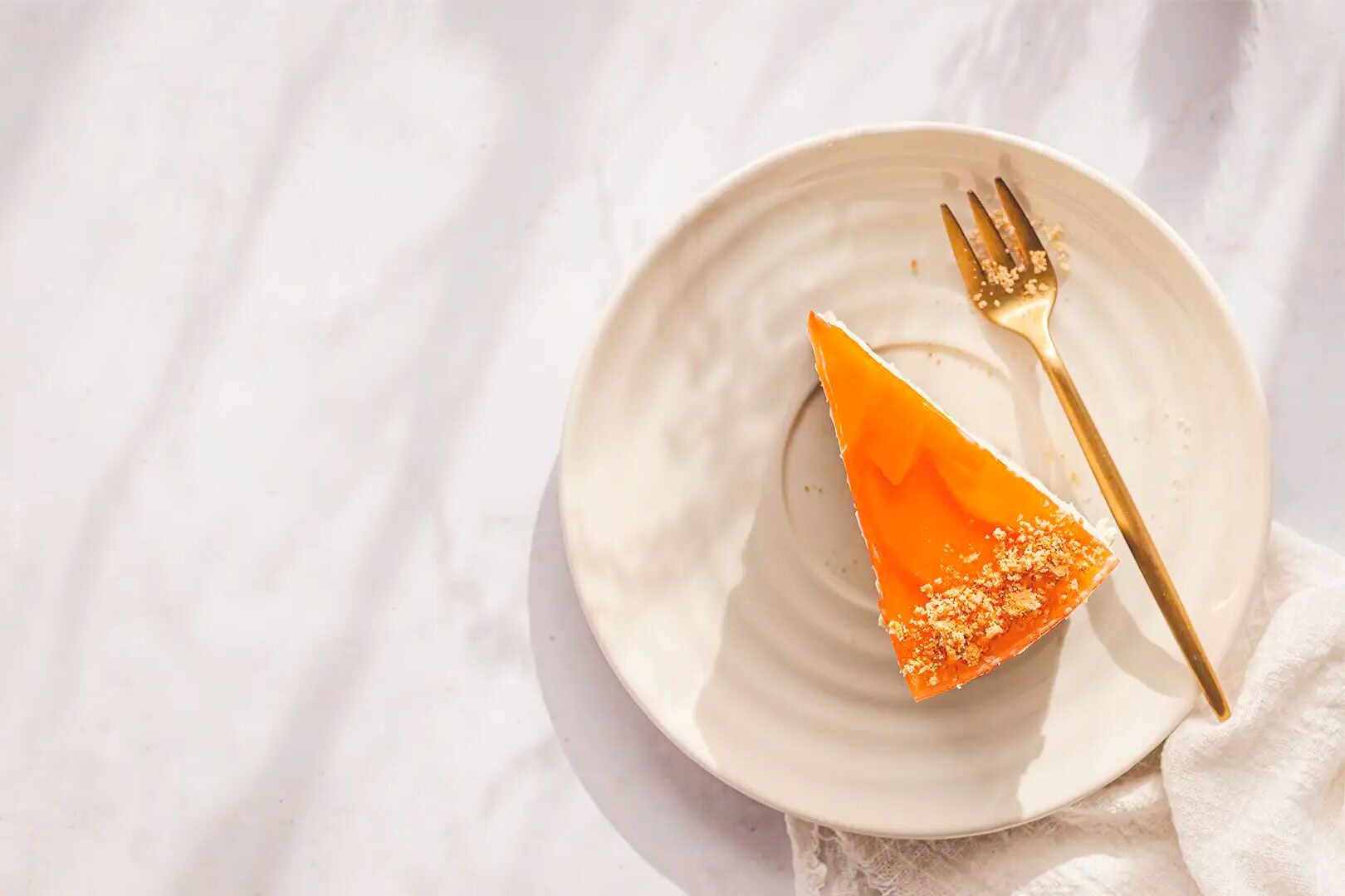 Sernik na zimno, Brzoskwinie